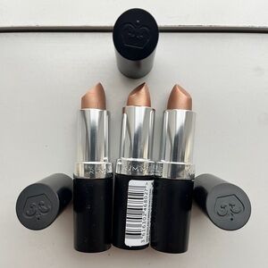 2-Pack New Rimmel London Shimmer Frosted Lipsticks 💄 topping Long Lasting pick 2